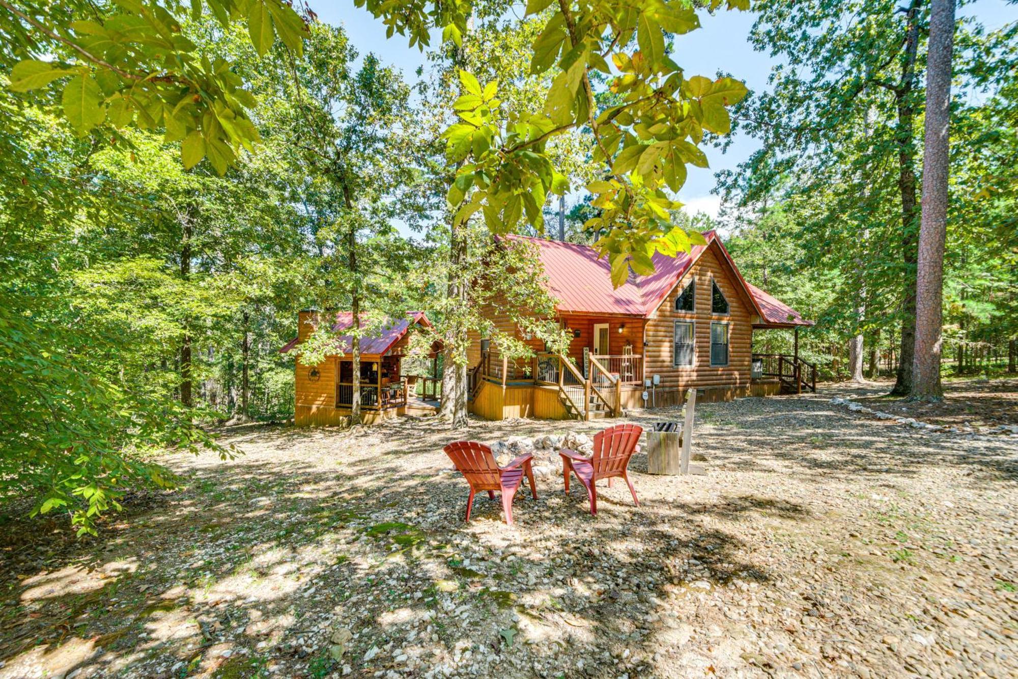 Broken Bow Rental Cabin With Hot Tub And Bar Zewnętrze zdjęcie